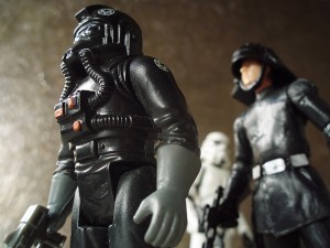 Tie Figher Pilot. (Vintage Tie Fighter Pilot, Saga Collection Stormtrooper, OTC Death Star Trooper)