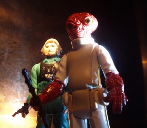 The Eye of Ackbar. (Vintage A-Wing Pilot, Vintage Admiral Ackbar)