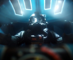 Muerte desde el Cielo. (Vintage TIE Fighter Pilot, Vintage Battle Damaged TIE Fighter)