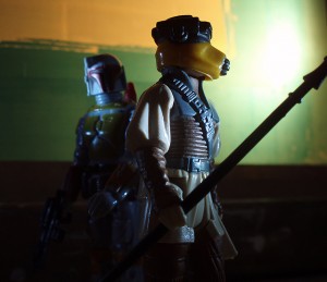 Scourge of the Jedi. (Vintage Boba Fett, Vintage Princess Leia in Boussh Disguise)