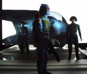 Slave 1 Unleashed. (Vintage Boba Fett, Vintage Death Squad Commanders, Vintage Slave 1)