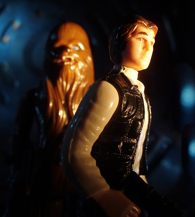 Pair of Aces. (Vintage Chewbacca, Vintage Han Solo)