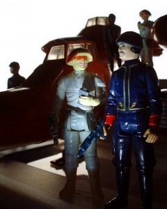 At the Gates of Bespin. (Vintage Bespin Security Guards, Vintage Cloud Car Pilots, Vintage Twin-Pod Cloud Cars)