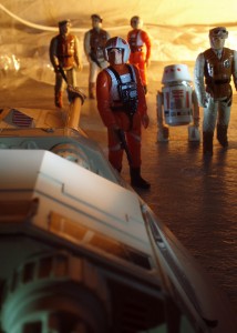 We Are Echo Base. (Vintage Rebel Soldiers, Vintage R5-D4, Vintage Luke Skywalker X-Wing Pilot)
