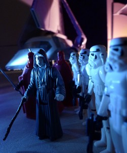 The Dark Proceeds. (Vintage Imperial Shuttle, Vintage Emperor's Royal Guards, Vintage Stormtroopers)