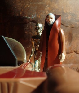 The Trouble with Ben. (Vintage Landspeeder, Vintage C-3PO, Vintage Ben Obi Wan Kenobi)
