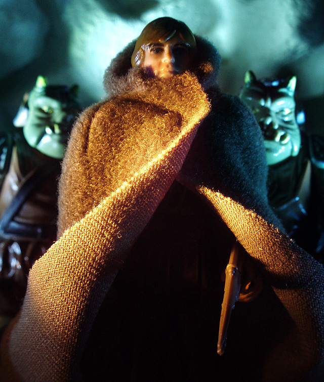 Rescue Plan, Step 3 (Vintage Gamorrean Guard, Vintage Luke Skywalker Jedi Knight Outfit)