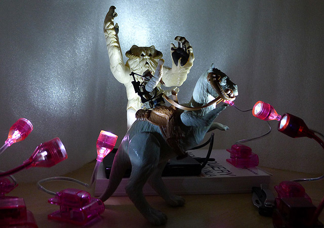 Lighting arrangement for Panic on Ice, from October of 2010.