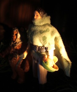High and Low. (Vintage Princess Leia Organa in Combat Poncho, Vintage Romba)